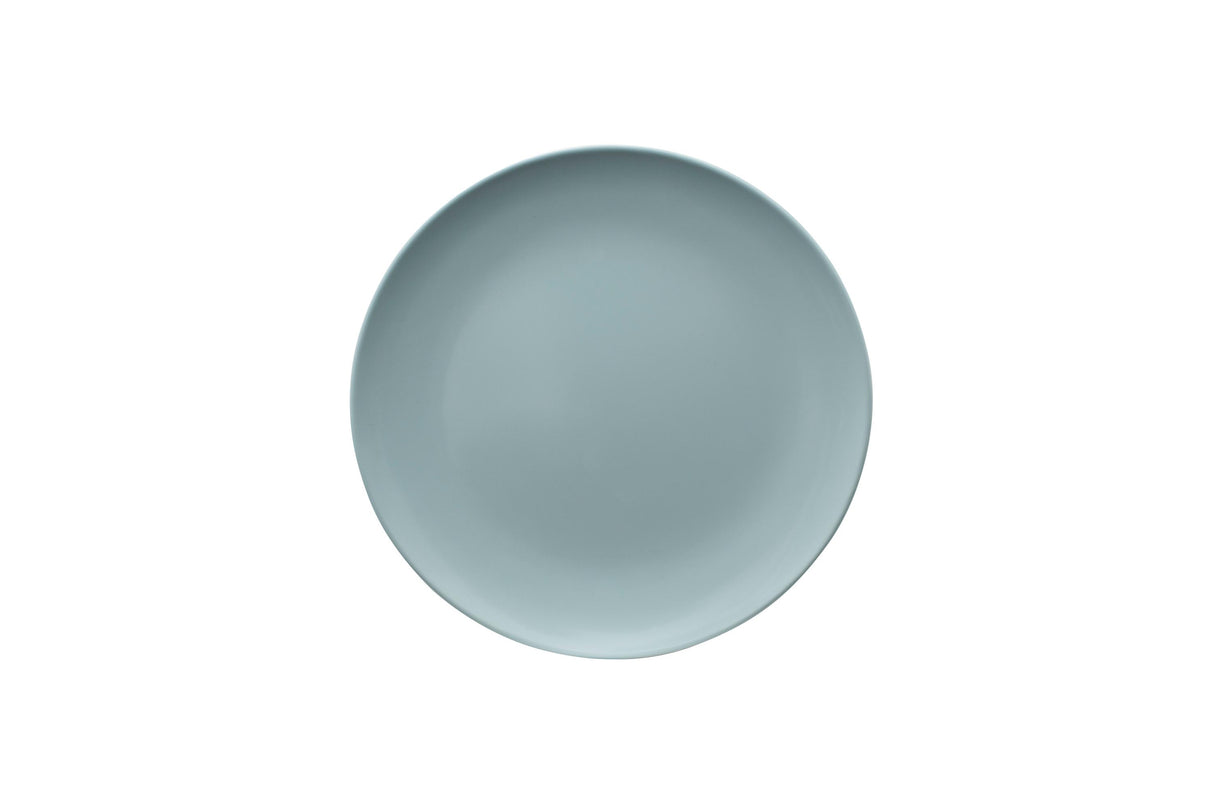 Single Colour Melamine Dinner Plate, 25cm - Duck Egg Blue