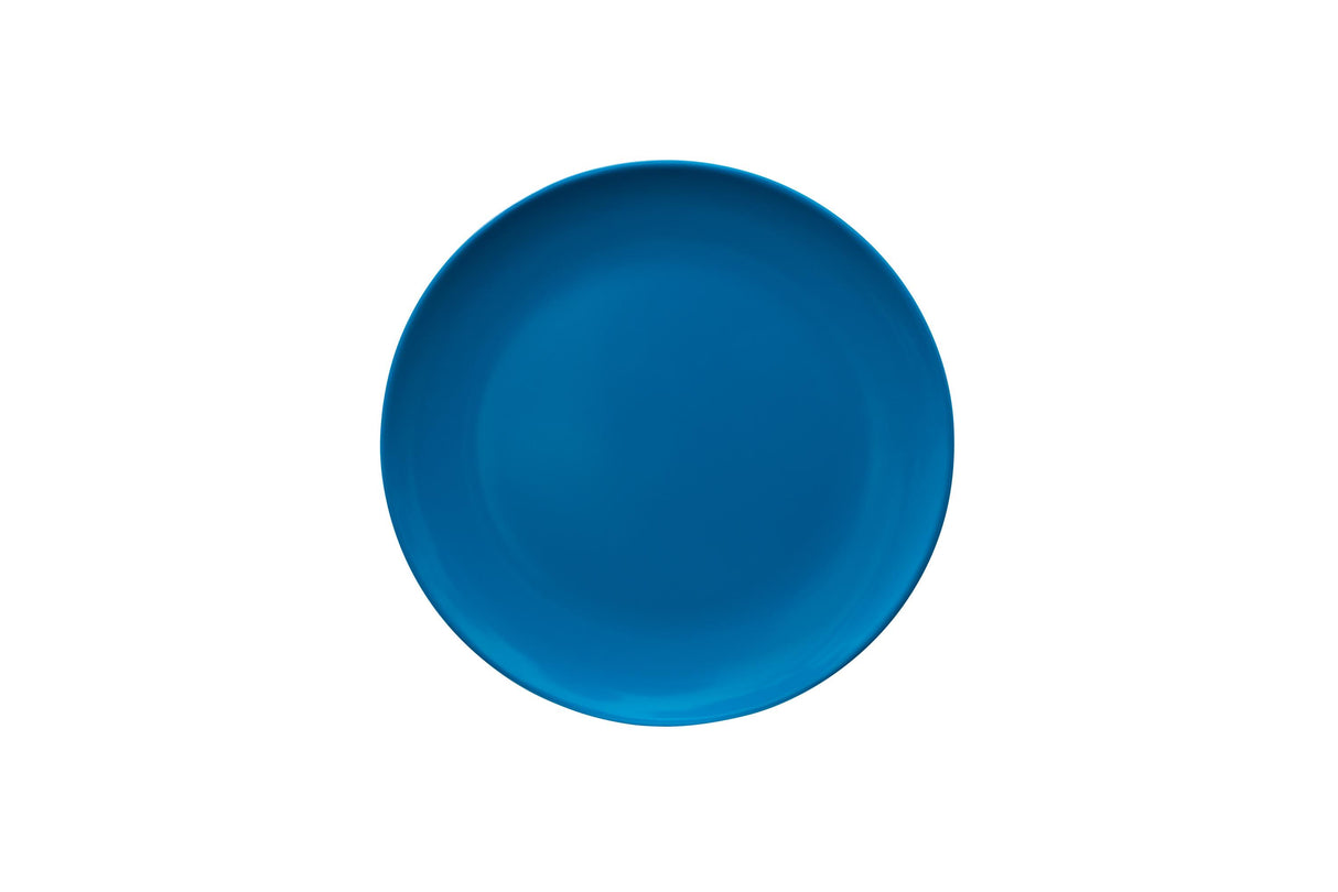 Single Colour Melamine Dinner Plate, 25cm - Reflex Blue
