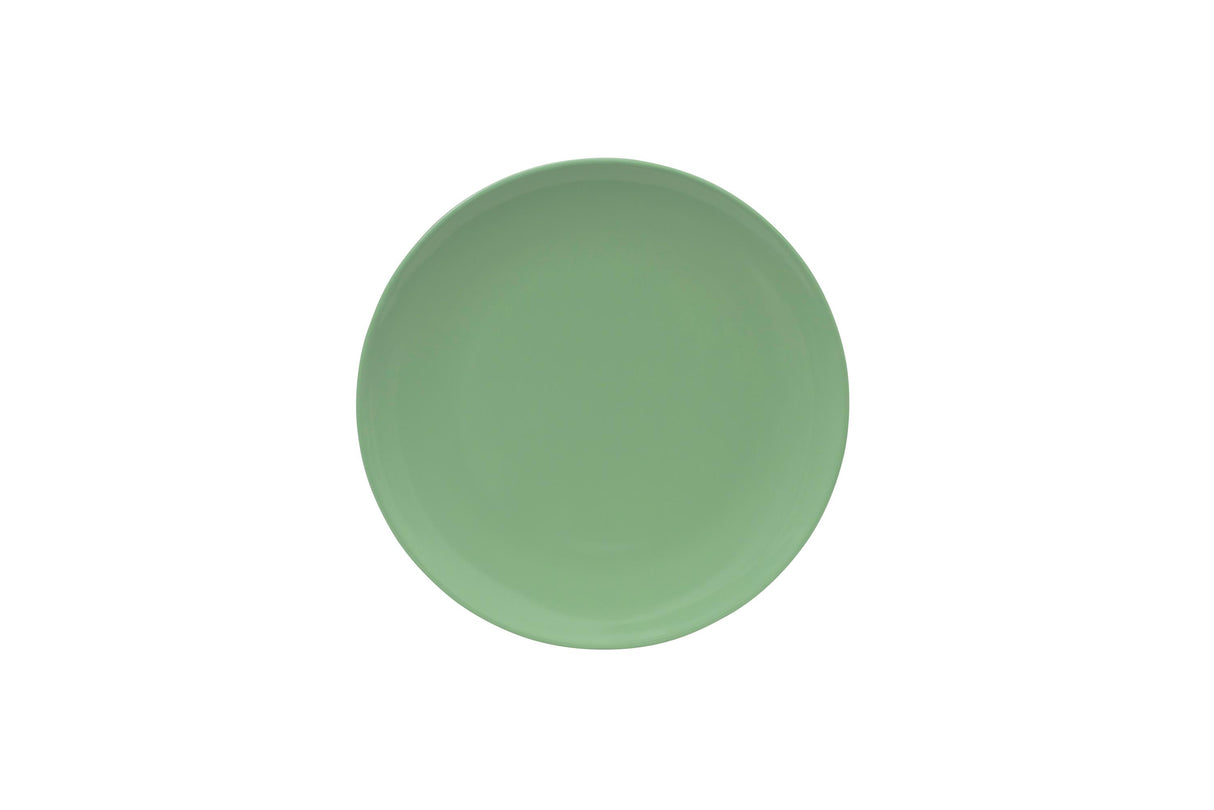 Single Colour Melamine Dinner Plate, 25cm - Mint