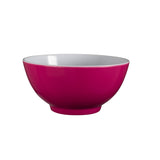 Two-Tone Melamine Bowl, 15cm - Fuchsia Pink