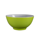 Two-Tone Melamine Bowl, 15cm - Lime Green