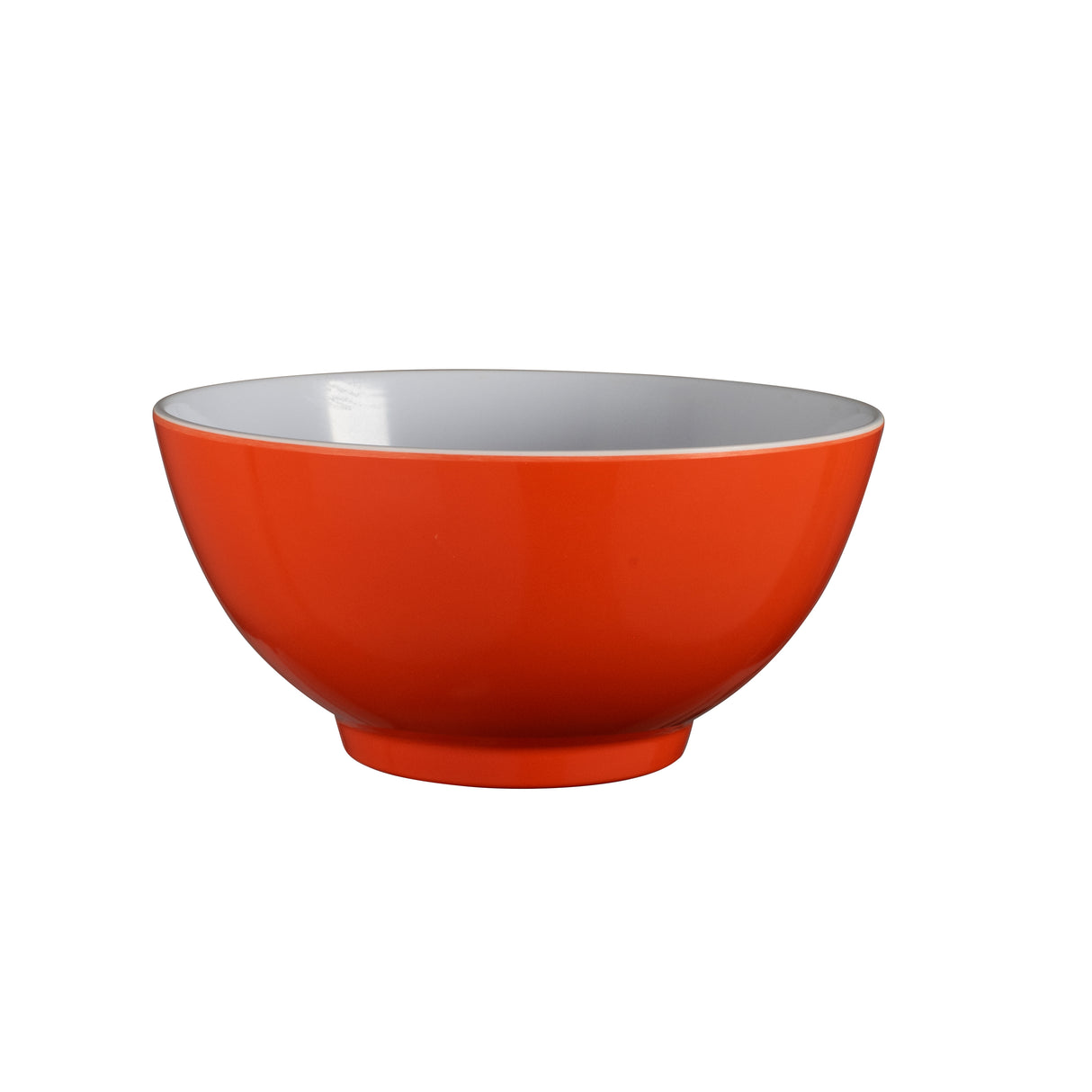 Two-Tone Melamine Bowl, 15cm - Orange