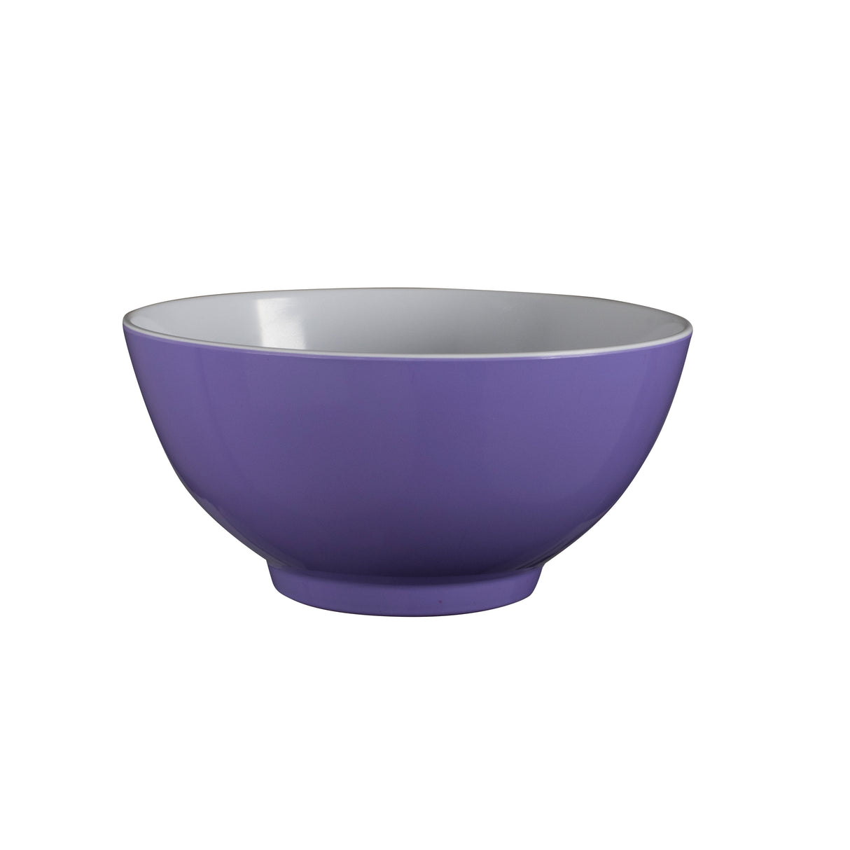 Two-Tone Melamine Bowl , 15cm - Lavender