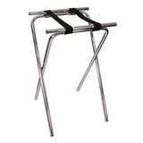Trenton Folding Restaurant Tray Stand 480x440x770mm (Black / Chrome)