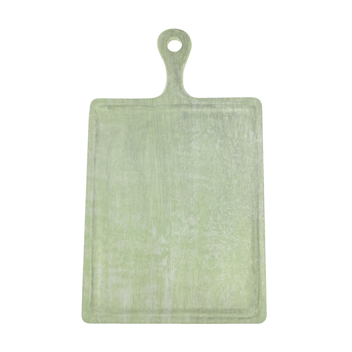 Chef Inox Rect Serving Board W/Hdl Mangowd