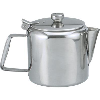7016 - Tablekraft Straight Sided Teapot 18/8 in Various Sizes