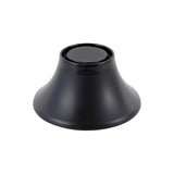 Zicco Melamine Echo Pedestal Stand/Bowl Black 164X80Mm