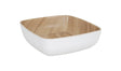 Zicco Melamine Echo White/Birch Serving Bowl 165X165X55Mm