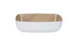 Zicco Melamine Echo White/Birch Gn 1/9 Bowl 176X108X55Mm