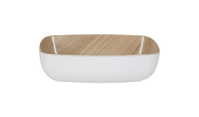 Zicco Melamine Echo White/Birch Gn 1/9 Bowl 176X108X55Mm
