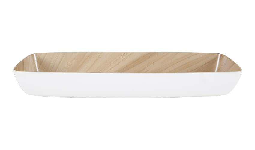 Zicco Melamine Echo Birch Bowl Gn 2 4 530x162x75mm (Sold in sets of 3)