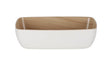 Zicco Melamine Echo White/Birch Bowl Gn 1/4 265X162X75Mm