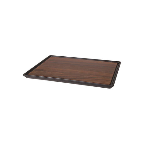 Zicco Melamine Contempo Rect Anti-Slip Tray Dark350X260X15Mm