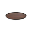 Zicco Melamine Contempo Round Anti-Slip Tray Dark354X15