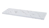 Zicco Melamine Form White Marble Rect Board 530x162x18mm (Sold in sets of 6)