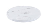 Zicco Melamine Form White Marble Round Board 285x18mm (Sold in sets of 6)