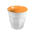48651 - Jab Sorbet-Mango/White Body Espresso Cup 75mm 200ml (Sold in sets of 12)