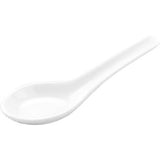 Vitroceram Chinese Spoon - White
