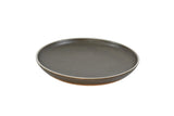 Tablekraft Urban Round Coupe Plate 200x24mm Dark Grey - Sold in sets of 6