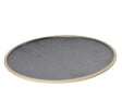 Tablekraft Soho Round Plate 255X10Mm Speckle Black