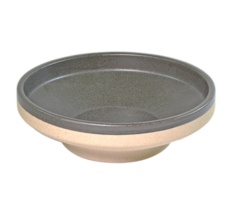 Tablekraft Soho Round Bowl Footed 153X50M Speckle Black