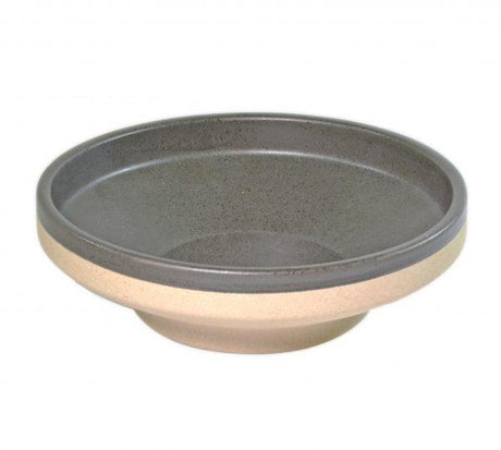 Tablekraft Soho Round Bowl Footed 230X68M Speckle Black