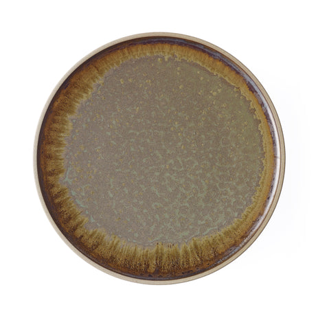Tablekraft Soho Round Plate 255X10Mm Burnt Sienna