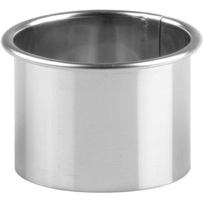 Chef Inox Cutter Round Plain S/S 38X30Mm