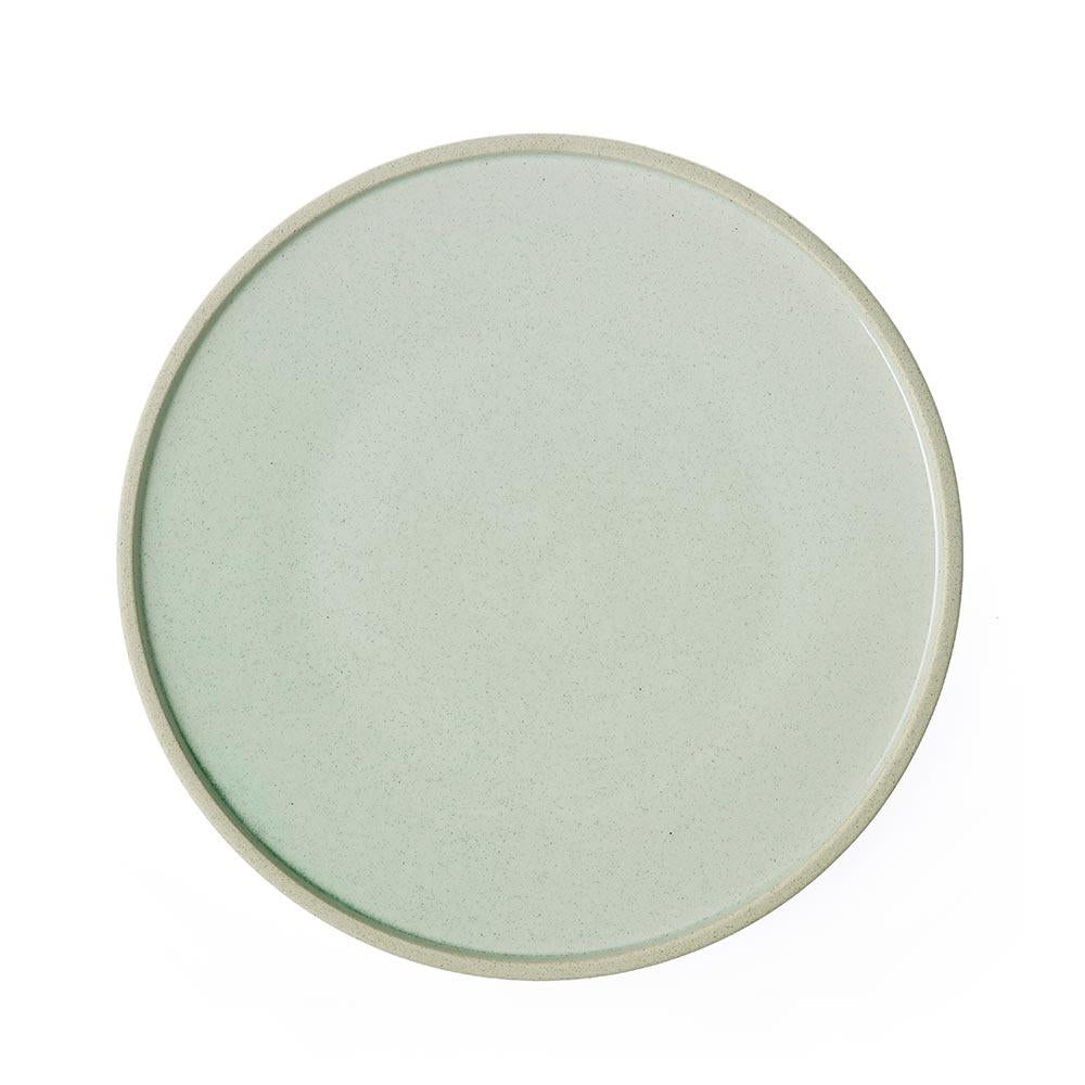 Tablekraft Soho Round Plate 255X10Mm Reactive Limestone