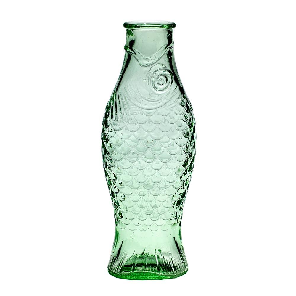 Fish N Fish Design Carafe/Water Bottle 290Mm, 1.0Lt Green
