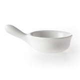 Tablekraft Core Banquet Snack Bowl W/Hdl White 100x60mm (Sold in sets of 12)