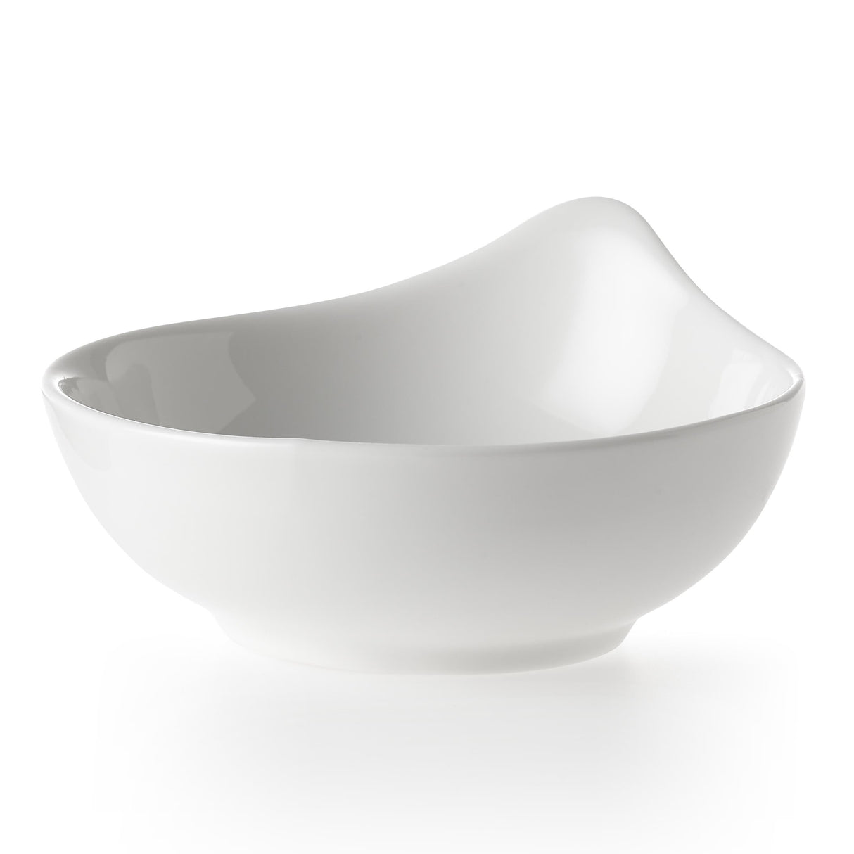 Tablekraft Core Banquet Canape Dish W/Hdl White 100x45M (Sold in sets of 12)