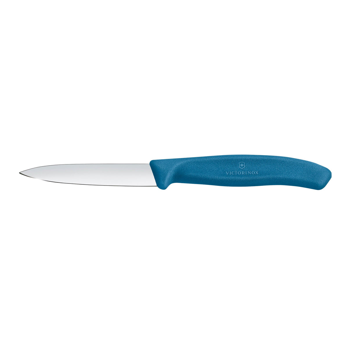 6.7603 - Blue Victorinox Swiss Classic Paring Knife, Straight Edge 8cm
