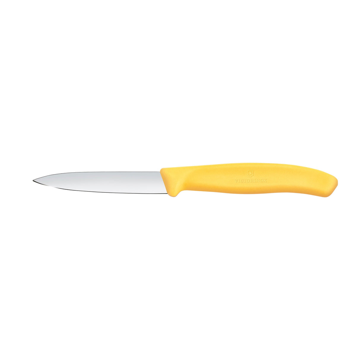 6.7603 - Yellow Victorinox Swiss Classic Paring Knife, Straight Edge 8cm