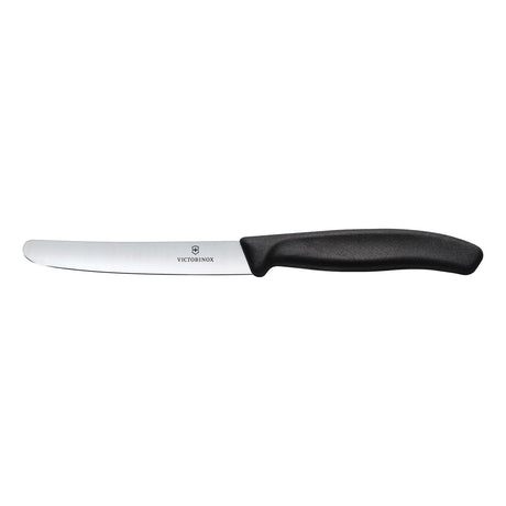 6.7803 - Table Knife, Straight Edge 11cm - Black
