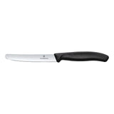 Table Knife, Straight Edge 11cm - Black