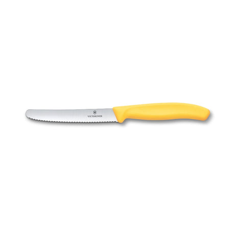 6.7833 - Yellow Victorinox Swiss Classic Steak & Tomato Knife