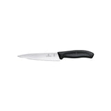 6.8003.12G - Kitchen Knife, Straight Edge 15cm - Black (Box of 10)
