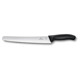 6.8633.26B - Swiss Classic Pastry Knife, Wavy Edge 26cm - Black