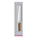 Bread & Pastry Knife, Wavy Edge 22cm - Walnut
