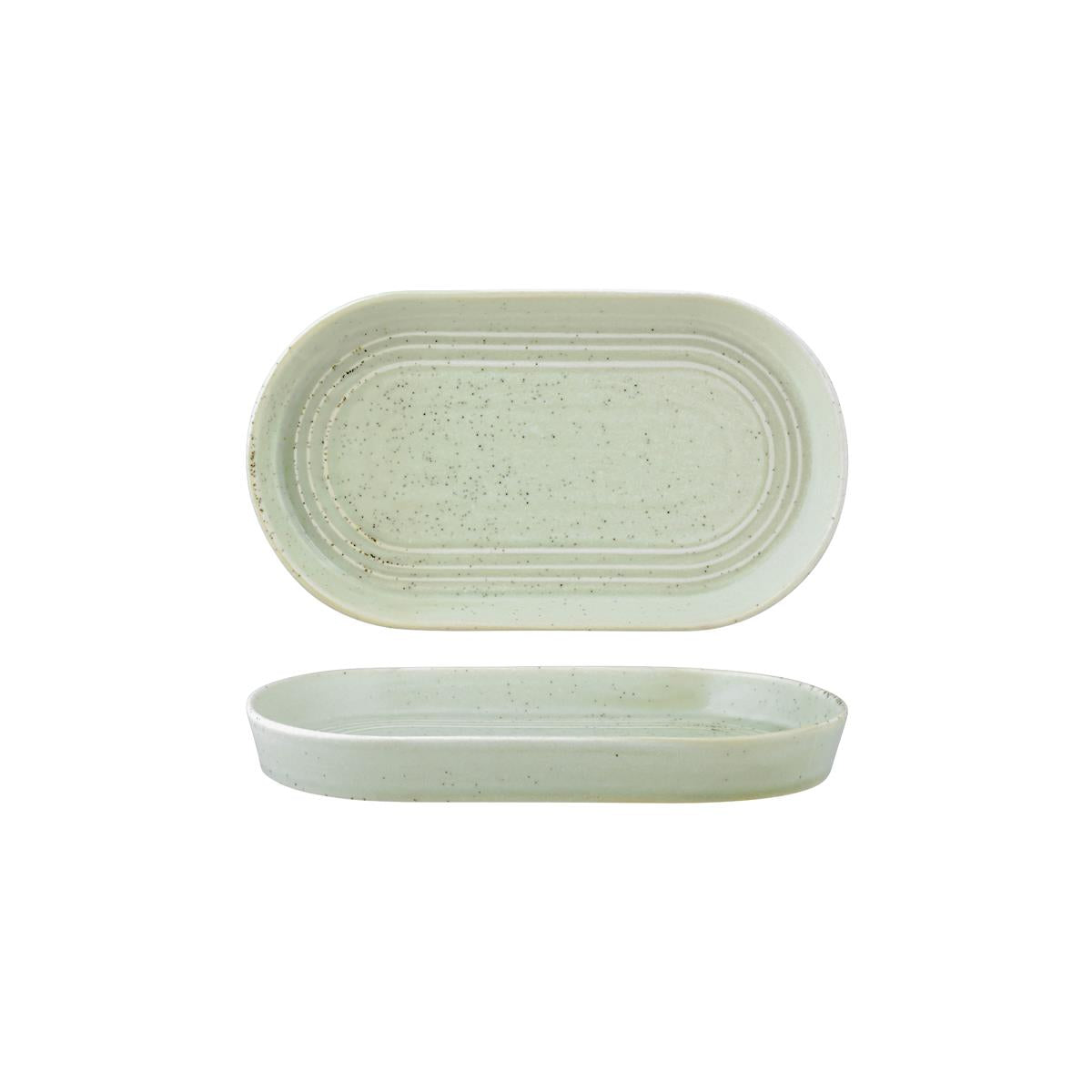 Tablekraft Urban Loft Oval Platter Pistachio (Sold in sets of 4)