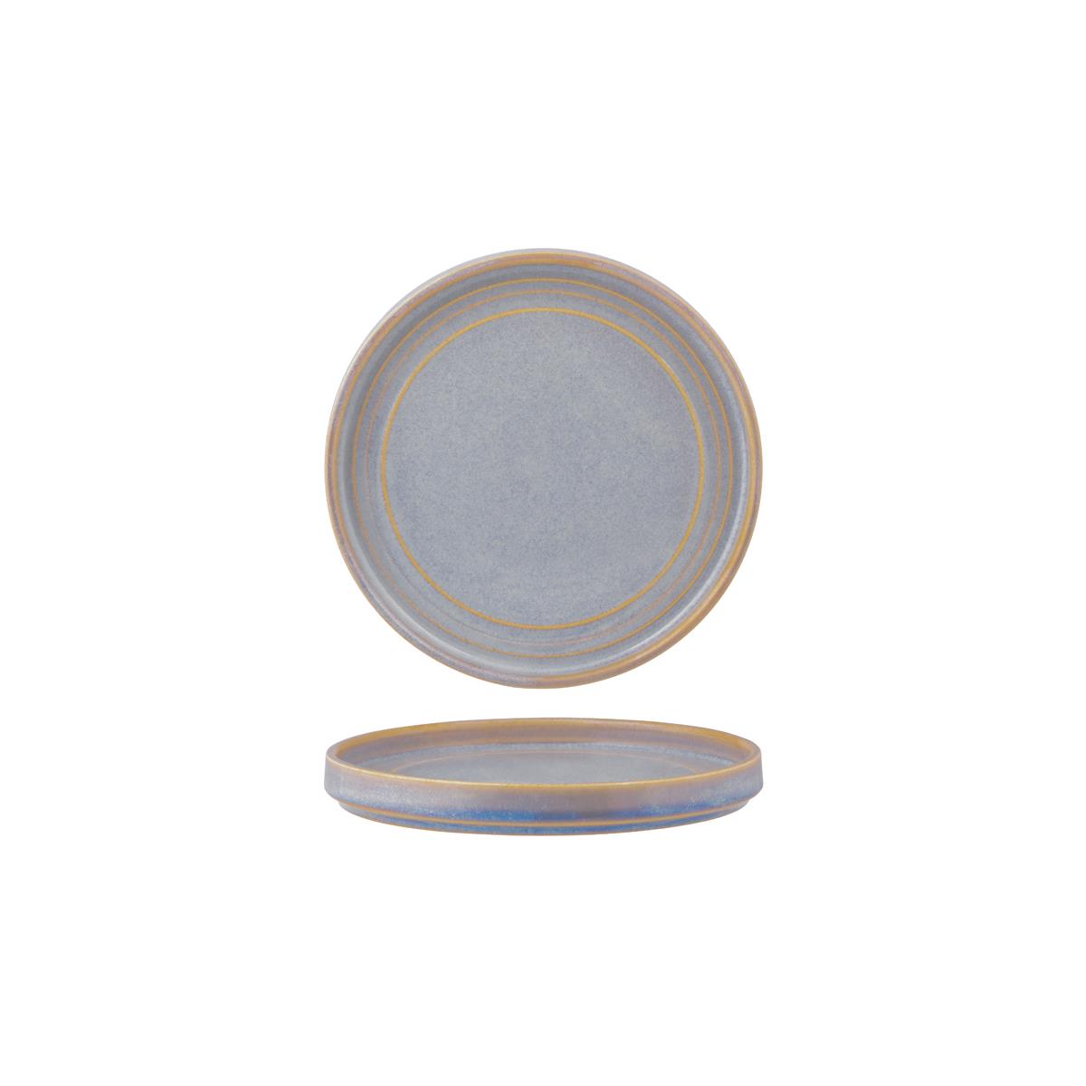 Tablekraft Urban Loft Round Plate Azure Blue