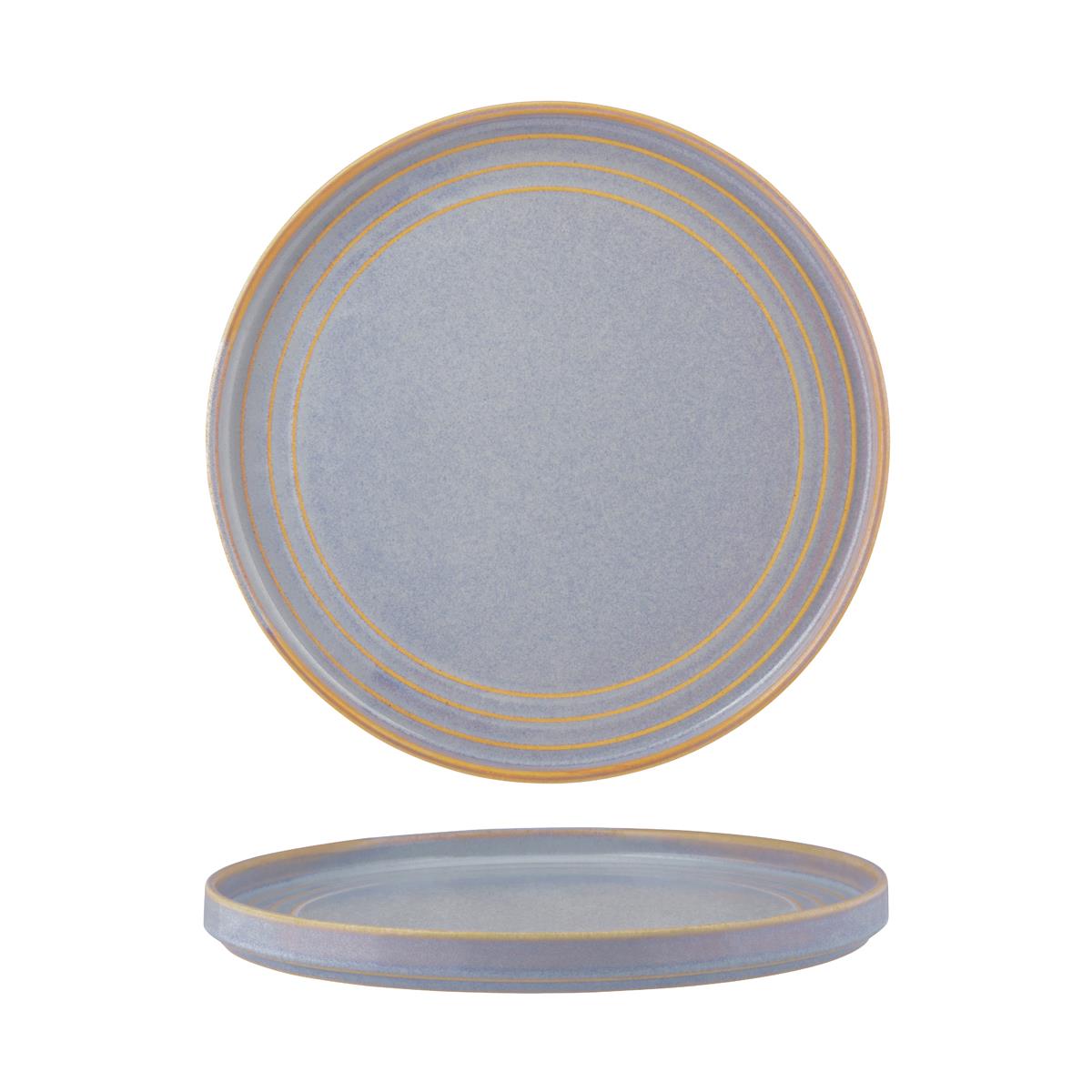 Tablekraft Urban Loft Round Plate Azure Blue