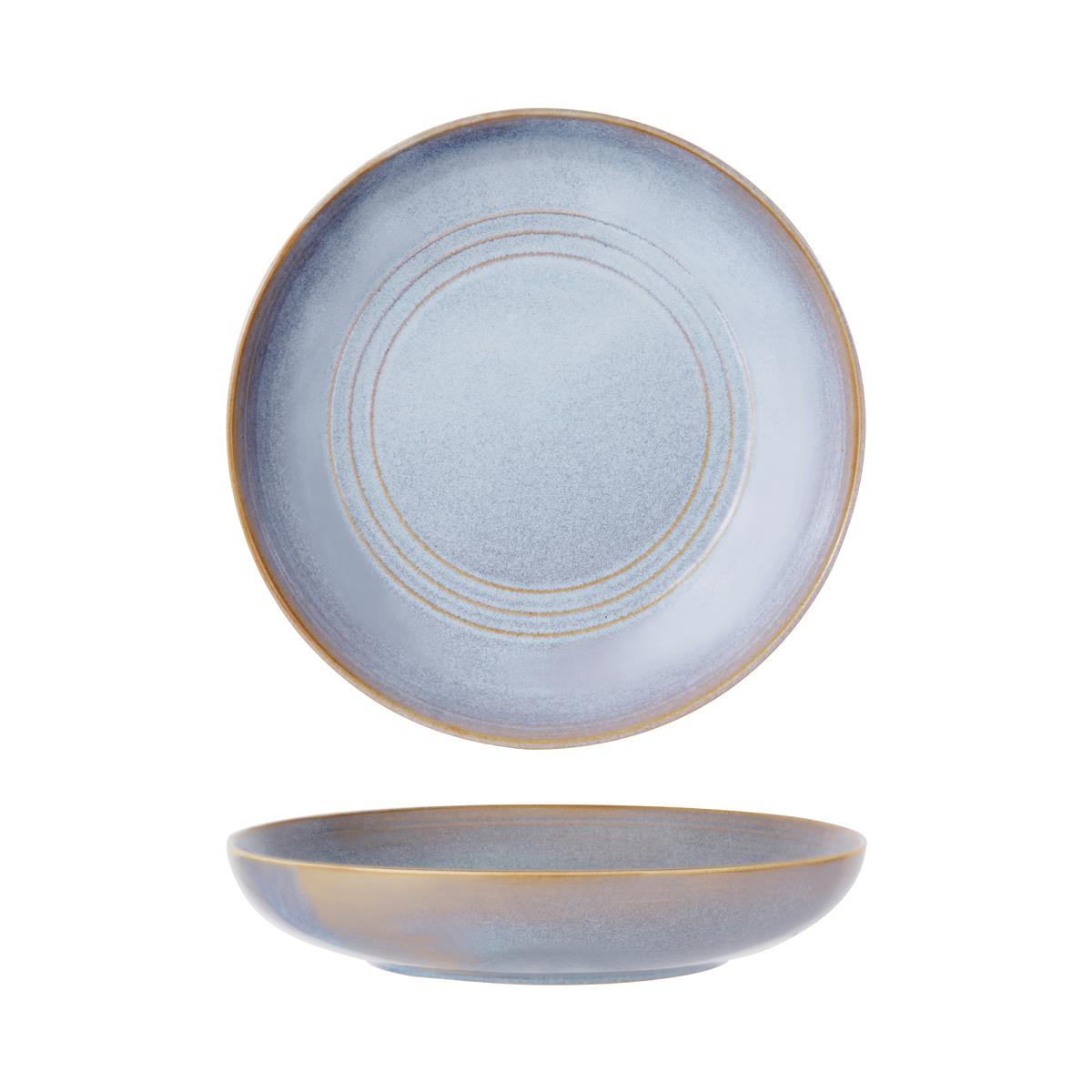 Tablekraft Urban Loft Round Serve Bowl 270x55mm Azure Blue (Sold in sets of 8)