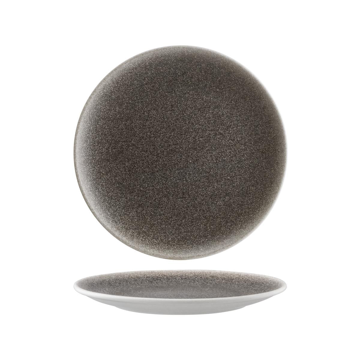 Bonna Luca Wood Round Coupe Plate 270X30Mm S-Mt-Lucwdgrm27Dz