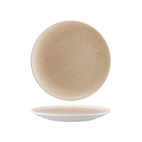 Luca Salmon Round Coupe Plate 270X30Mm (S-Mt-Lucslgrm27Dz)