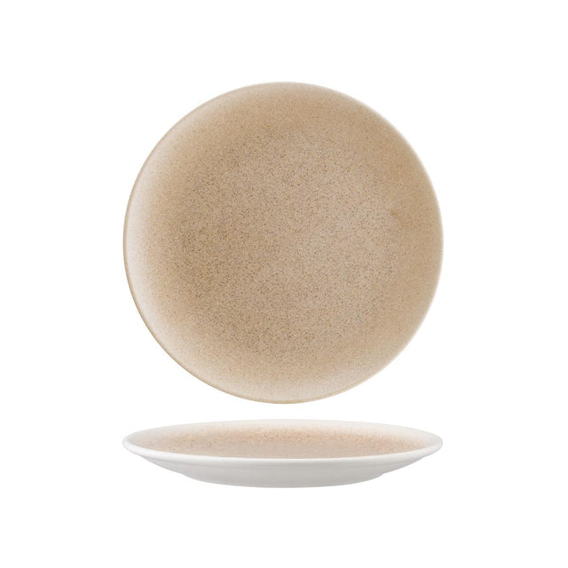 Luca Salmon Round Coupe Plate 270X30Mm (S-Mt-Lucslgrm27Dz)