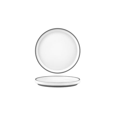 Tablekraft Muse Plate Rimmed 170X22Mm White