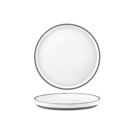 Tablekraft Muse Plate Rimmed 210X22Mm White