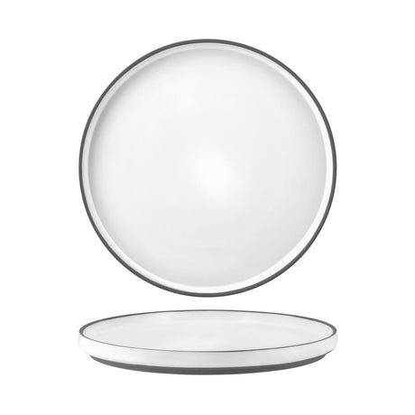 Tablekraft Muse Plate Rimmed 265X25Mm White